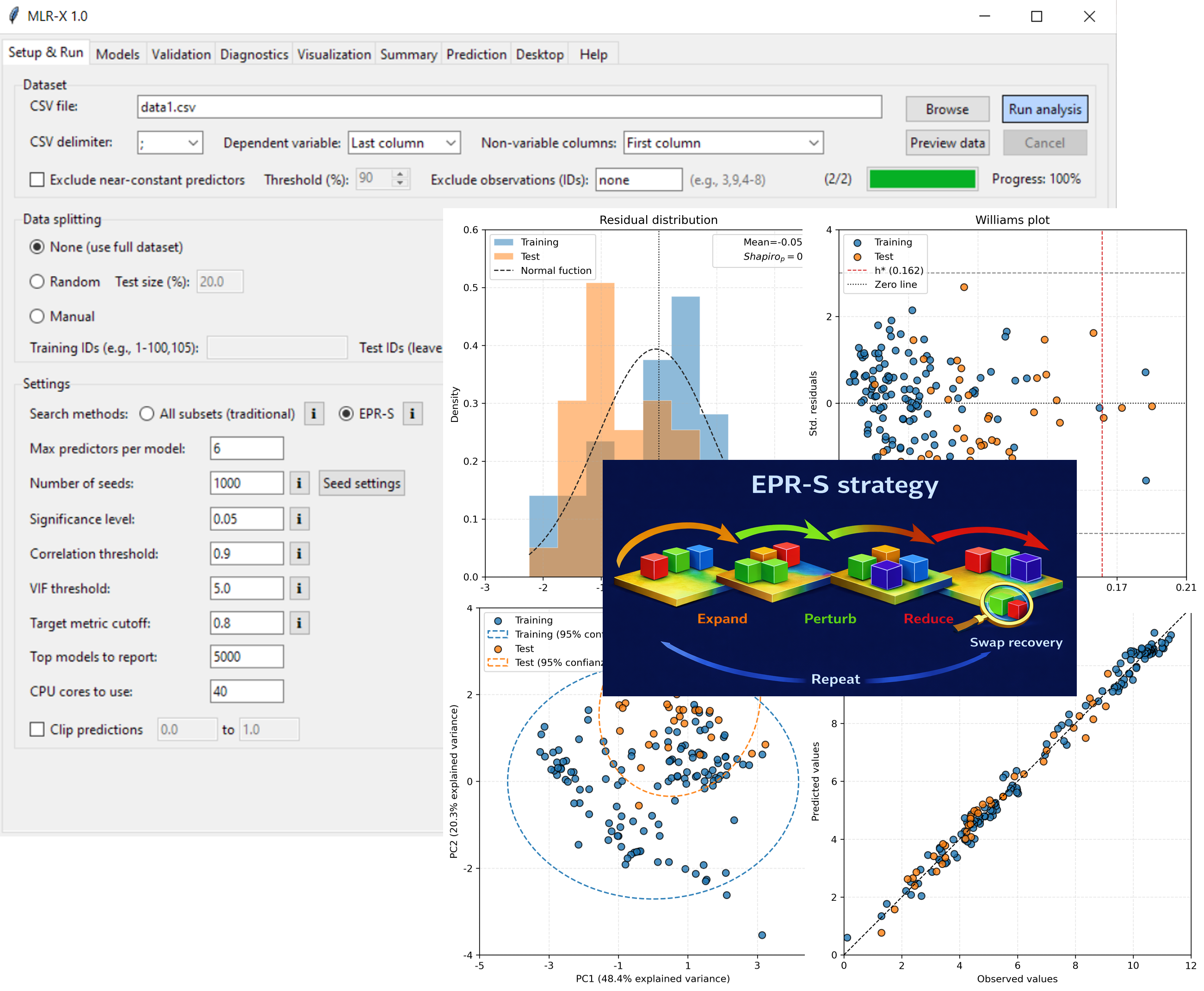 MLR-X interface preview
